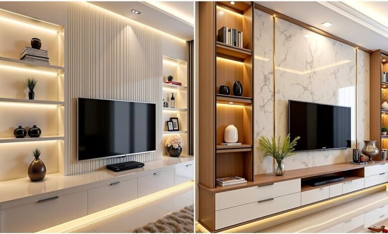 extra tall tv cabinet