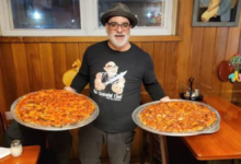 delucia's brick oven pizza