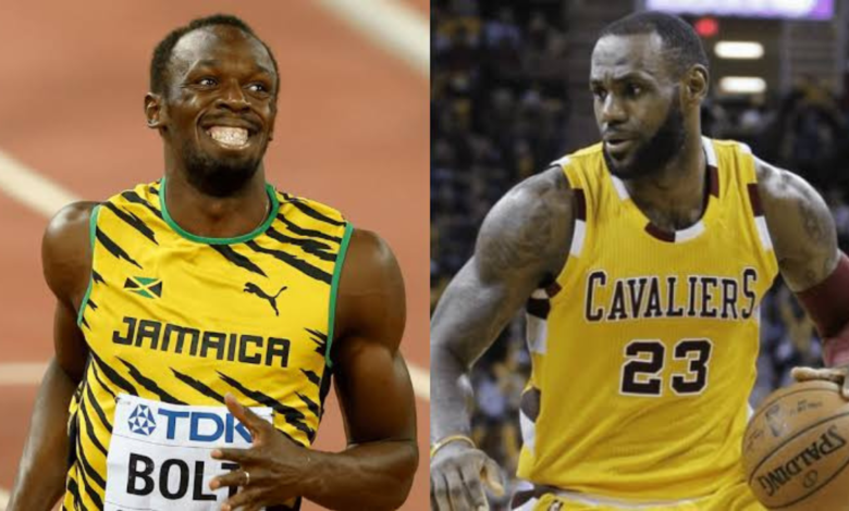 usain bolt and lebron james